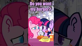 Burger - Out Of Context Ponies #Mlp #Mlpfim #Mylittlepony #Twilight #Pinkiepie