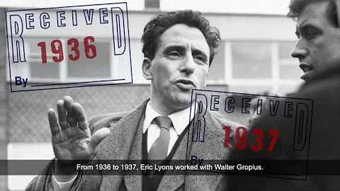 Animated documentary Life of Eric Lyons, Span arch...