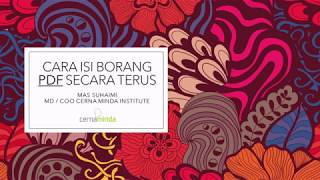 Isi terus borang PDF anda tanpa perlu convert kepada word. Ianya percuma!