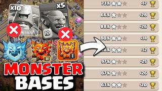 Monster Ranked Bases For Electro , Legend 3 , 2 , 1 Players. Clash of Clans