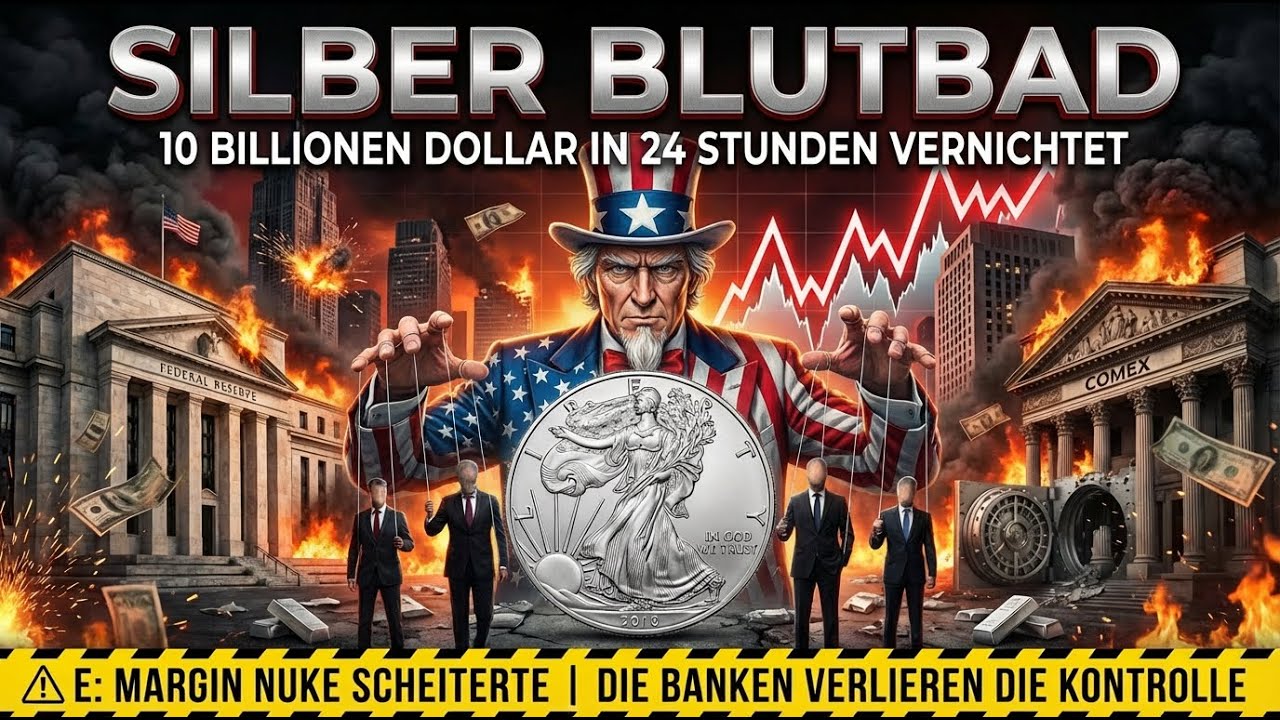 SILBER: 121$ auf 80$ | Der größte Silber-Crash der Geschichte – CHINA plündert COMEX
