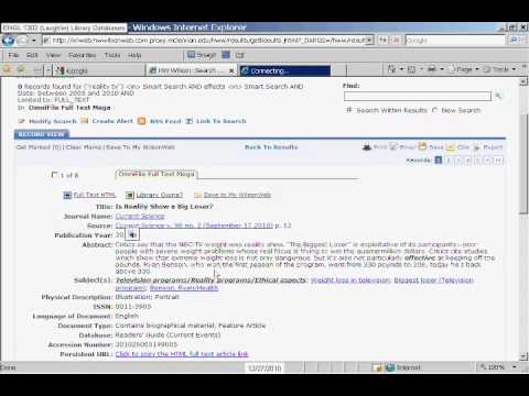 ENGL 1302 (Laughlin) Database Search Basics