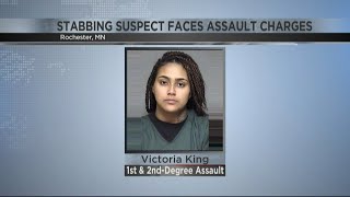 Stabbing suspect charged with assault in Rochester