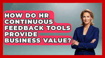 How Do HR Continuous Feedback Tools Provide Business Value? - Legal And HR SaaS Stack