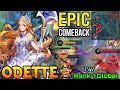 Comeback is Real!! Odette MVP Plays - Top 1 Global Odette by ɪᴠʏ - MLBB