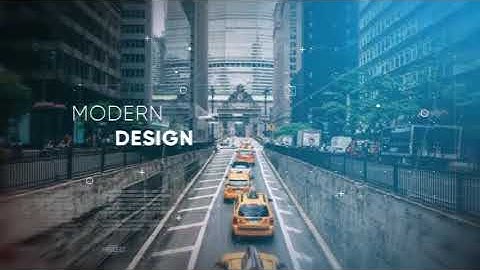 After Effects  Template 25 Futuristic Parallax Slideshow