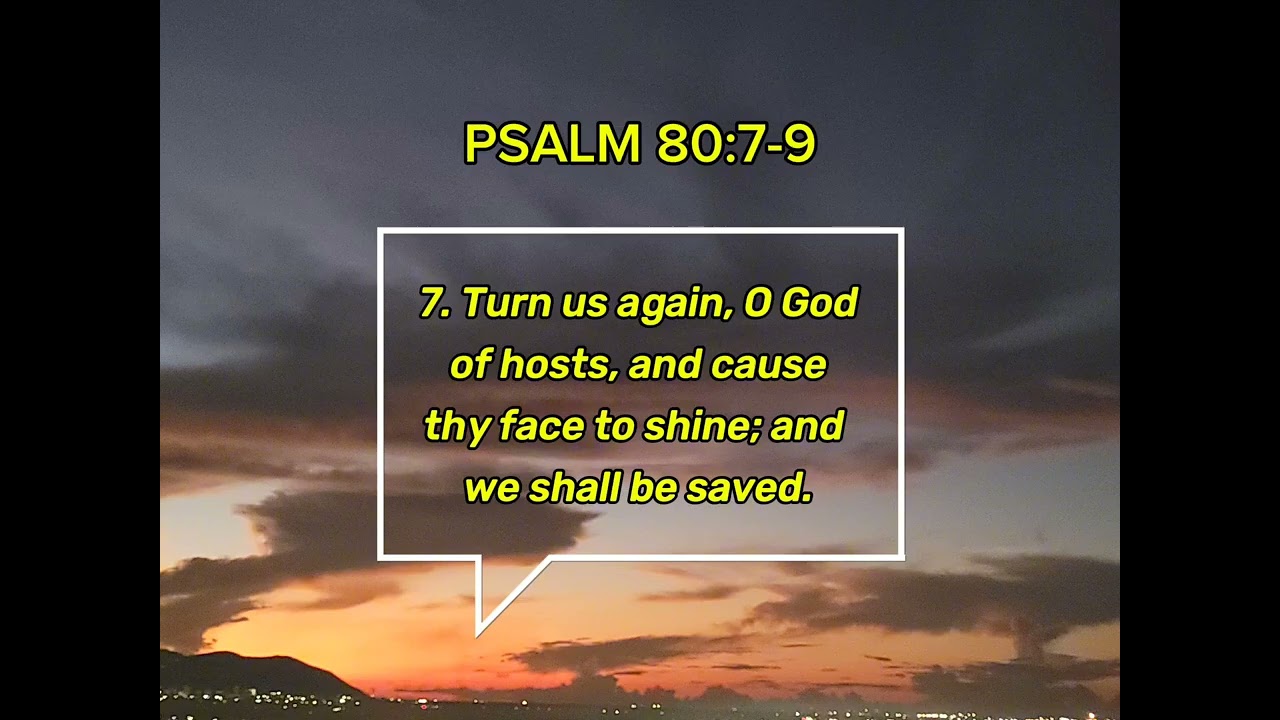 WORD TODAY  - PSALM 80:7-9