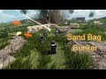 Making Sand Bag Bunkers on Isle - Roblox Airship Assault