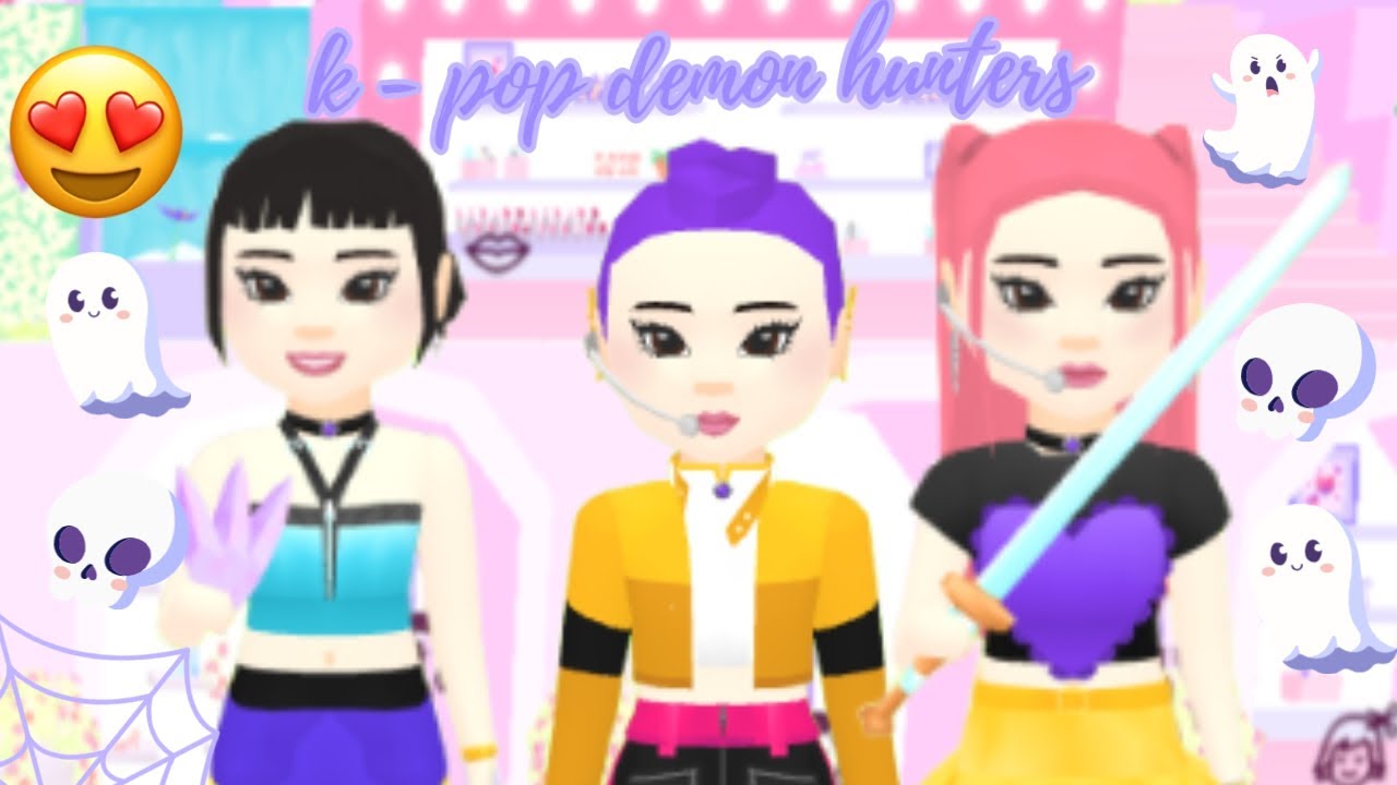 ★ ~ Recreating K-pop demon hunters  𐂯 in  Vortella's dress-up.....♡