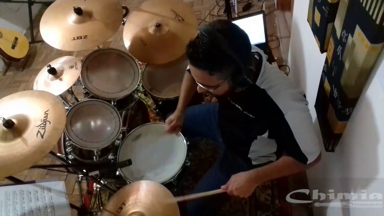 Quem é esta que avança como aurora -Drum cover