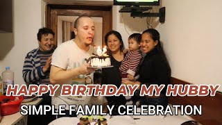 Buhay Romania: Simple Celebration On Hubbys Birtay Happy B - Day My Love