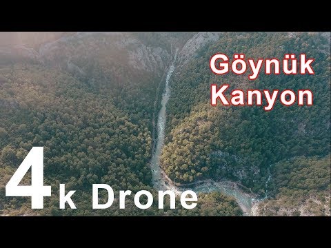 Göynük Kanyonu Antalya Turkey 4K Drone Tanıtım Filmi Video Çekimi - Antalya Gezilecek Yerler