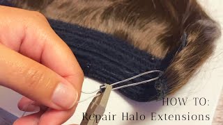 HOW TO: Repair Halo Hair Extensions