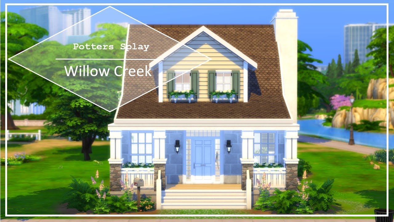 The Sims 4 Potters Splay CCBuild YouTube