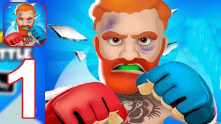 Fighting Stars: Bridge Battle - Gameplay Walkthrough Part 1 - Khabib VS Canelo VS Dwayne IOS Android