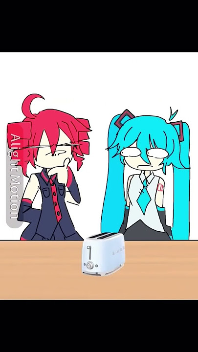 Blue hair, Blue tie Hiding in your wifiiiii (D@MITTTT) #hatsunemiku (Credits To : @Sparky_yay)