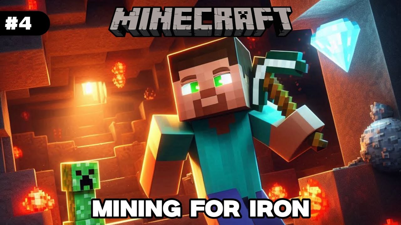Mining For Iron | Minecraft Let's Play Series Part 4 | Minecraft - YouTube