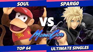 MomoCon 2026 - Soul (Diddy Kong) Vs. Spargo (Cloud) Smash Ultimate - SSBU