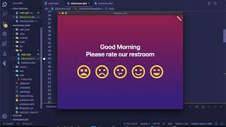 Restroom Rate aka Instant Feedback use Flutter to create Mobile App or Web App for kiosk screenshot 4