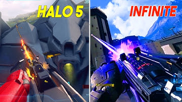 Halo Infinite vs Halo 5 Sentinel Beam