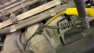 Current test of coil  on 2010 VW beetle with cop 11 adapter for sync