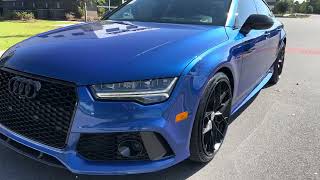 2017 AUDIRS7 4.0T QUATTRO PERFORMANCE! HRE WHEELS! FULLY TUNED! TONS OF CARBON FIBER