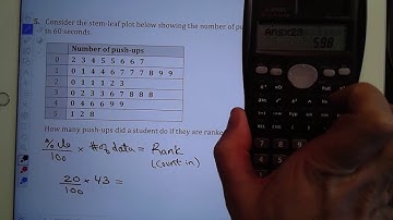 Finding a Value Given the Percentile Rank (Percentile Backwards) #5 - Google Quiz