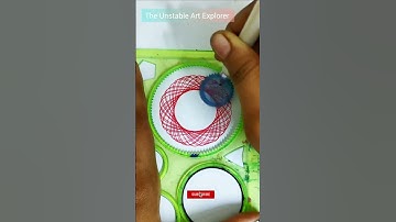 Satisfying Spirograph #shortsfeed #relaxing #spirograph #art  #drawing #diy #painting #creative