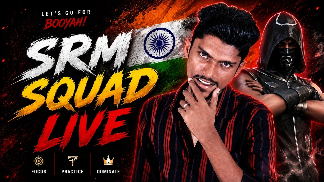 🔴SRM GAMING INDIAN SERVER MOBILE GAMEPLAY ON LIVE 🔴