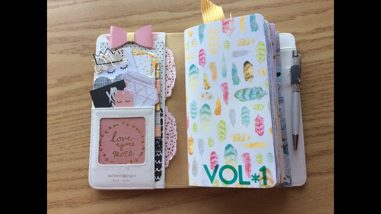 Websters Pages Travelers Notebook Journal Share October Flip