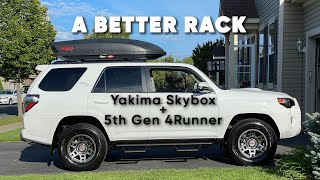 LFD Off-Road Crossbars vs Factory Crossbars with Yakima Skybox 16 Roof Rack - 2021 5th Gen 4Runner
