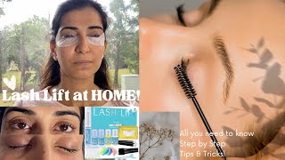 How to do Lash Lift at Home! Tips & Tricks!