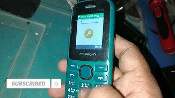 Symphony Bl-96 Reset Code | Restore Factory Reset Code Symphony BL98 || How To Hard Reset Symphony