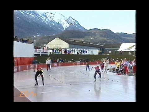 Winter Olympic Games Albertville 1992 - 500 m Blair (Gold) - Hauck