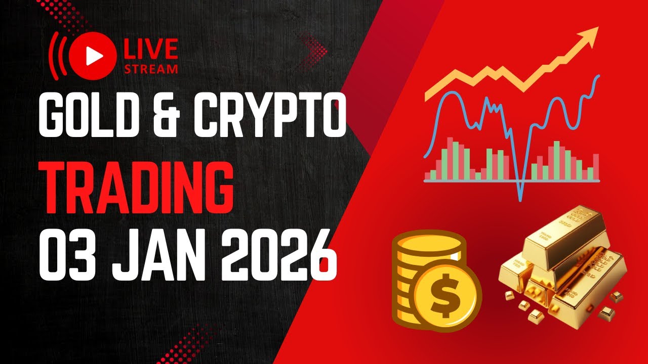 Crypto Trading LIVE! Trader Ram Chooses Gold or Crypto for BIG Profits | 03 Jan