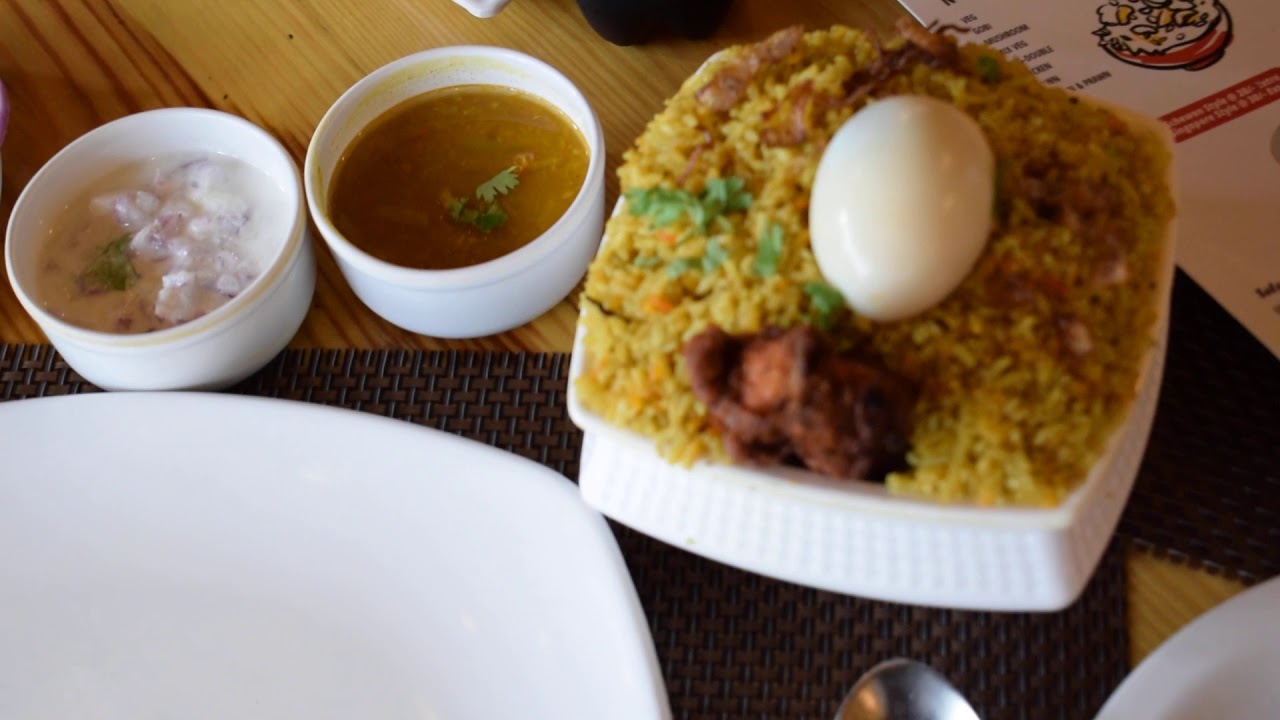 Famous Ambur Biryani (Fried Chicken) Pondy Parottas, KPHB Hyderabad