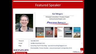 Requirements Management Best Practices Webinar June 2017