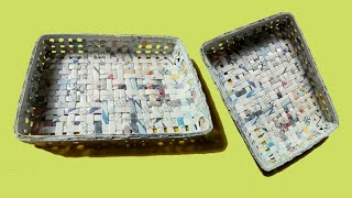 How To Make DIY Decorative Paper Tray with News paper | Best out of waste | Newspaper Craft Ideas Hello friends, in this video check out the process how to make a DIY Decorative Paper Tray with News paper. Thank You....