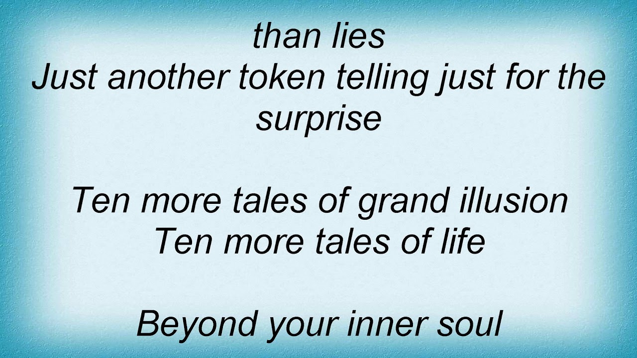 Balance Of Power - Ten More Tales Of Grand Illusion Lyrics