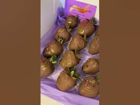 КЛАССИЧЕСКИЙ ДЕКОР КЛУБНИКИ В ШОКОЛАДЕ 🍓🍫 #клубникавшоколаде #клубника ...