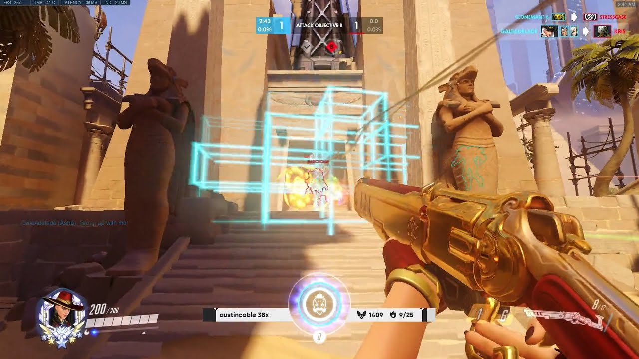 7 RANK! GALE ASHE GAMEPLAY OVERWATCH SEASON 35 TOP 500