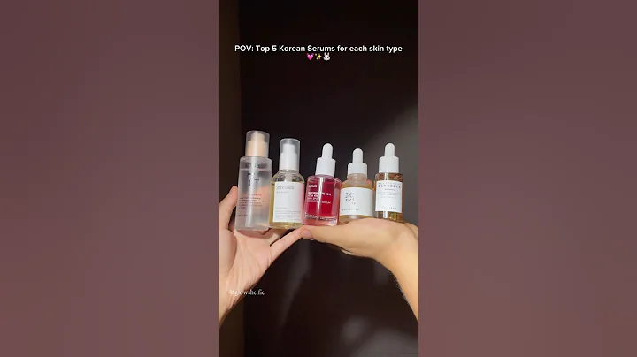 Top 5 Korean serums for each skin type 💖✨🐰 #aespa #koreanskincare #kbeauty #koreanserum #glassskin