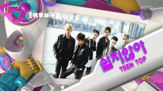 20140926 Today nominee Teentop vs 2pm