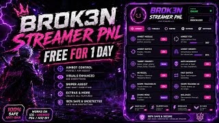 FREE STREAMER PANEL OB53 FOR ESPORTS AND GUILD TEST 2 PHONE CONTROL 📱 - FULLY HIDDEN BROK3N PNL