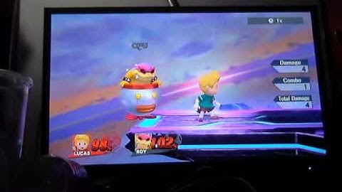 Smash 4 Lucas Z-Air Ledge cancel into Magnet kill confirm?