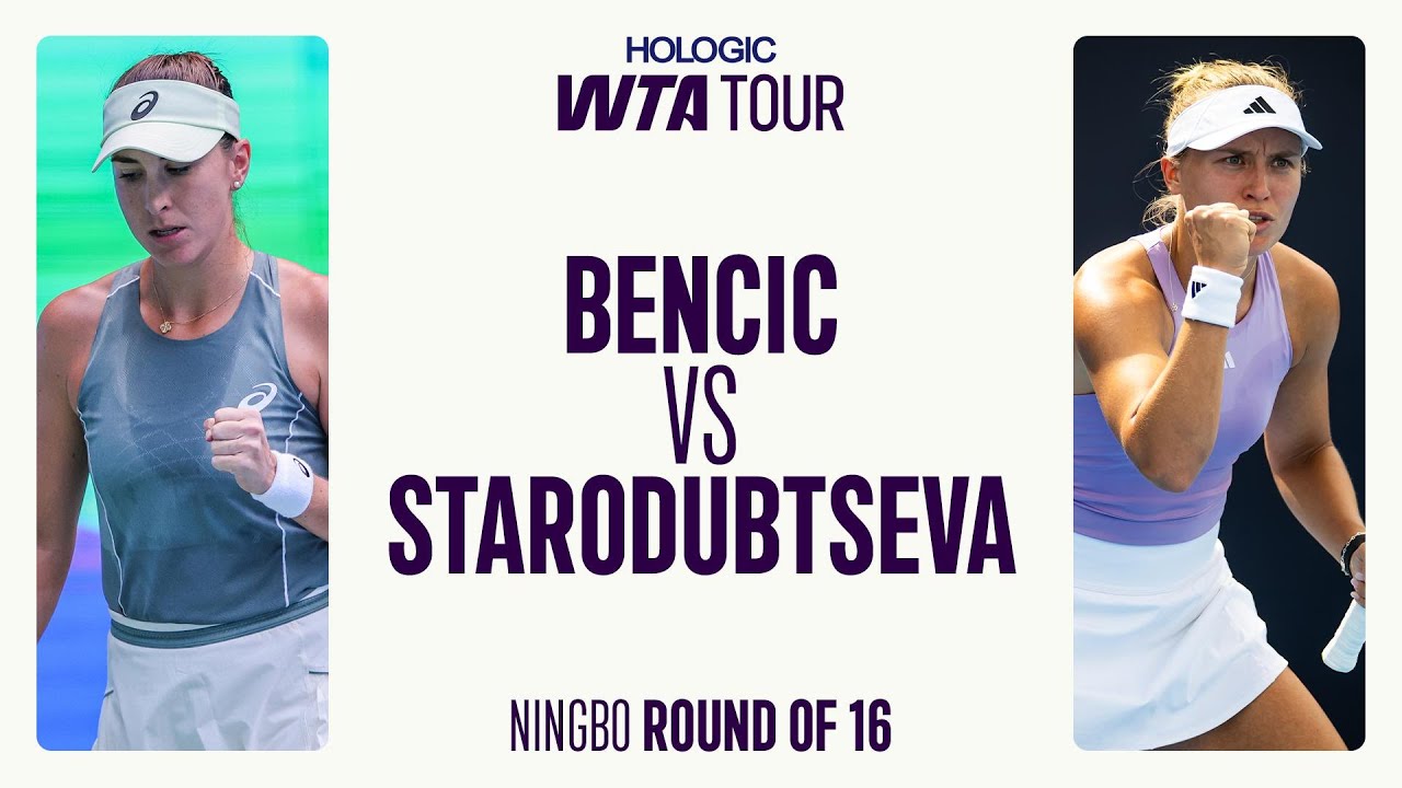 Belinda Bencic vs. Yulia Starodubtsewa | 2025 Ningbo Round of 16 | WTA Match Highlights