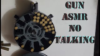 Gun ASMR Reloading a 75 Round Drum Mag (No Talking)