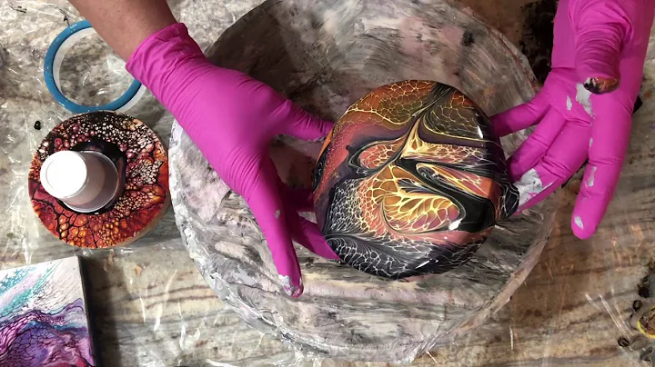 #231.  4 GORGEOUS Desert inspired colors!   sheleeart/ sheleeart technique/flip and lip