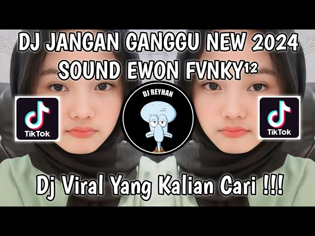 DJ JANGAN GANGGU NEW 2024 SOUND EWON FVNKY¹² | DJ HOO ADO ADO JANG GANGGU ELY SYAHREZA VIRAL TIKTOK! class=