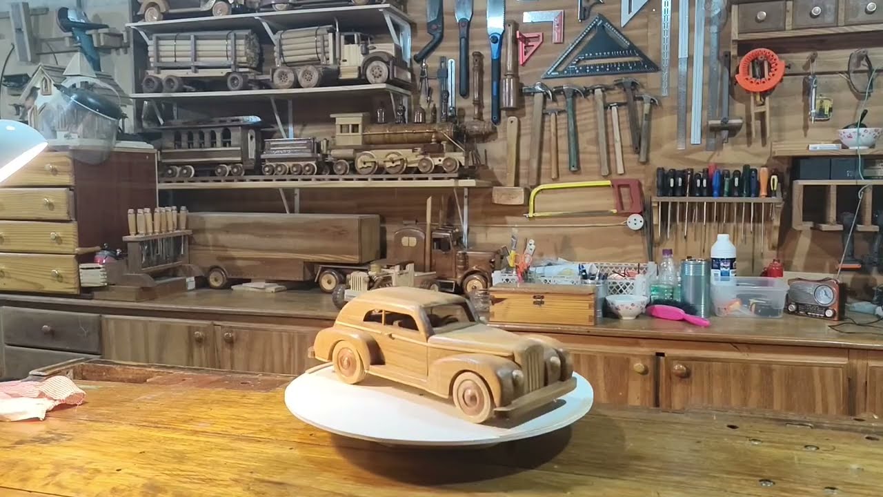 Miniaturas em Madeira - HOT ROD -  Wooden cars model